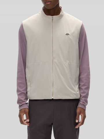 Alba Golf Glen Padded Vest - Ivory