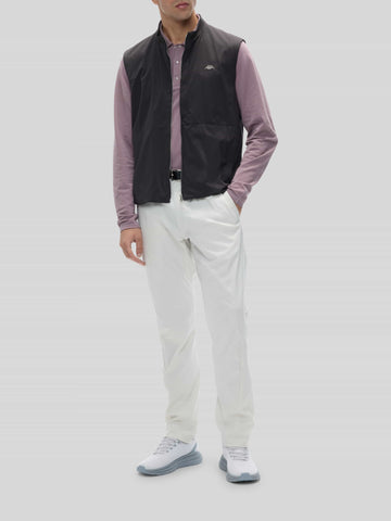 Alba Golf Glen Padded Vest - Chocolate Brown