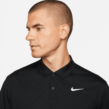 Nike Dri-FIT Victory Long-Sleeve Polo - Black