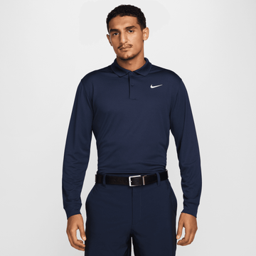 Nike Dri-FIT Victory Long-Sleeve Polo - Obsidian