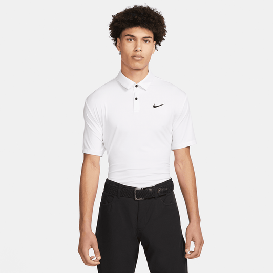 Nike Dri-FIT Tour Men's Solid Golf Polo White