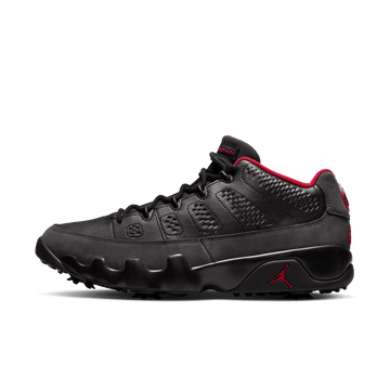 Nike Air Jordan 9 Golf Black/Dark Charcoal-True Red 'Shadow'