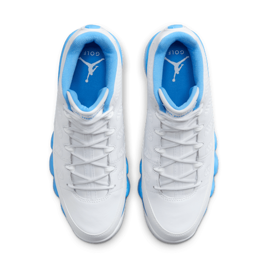 Nike Air Jordan 9 'UNC' Powder Blue/ White Golf