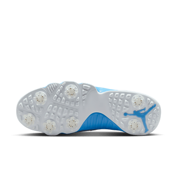 Nike Air Jordan 9 'UNC' Powder Blue/ White Golf – Bisque Golf Nike Air Jordan 9 'UNC' Powder Blue/ White Golf – Bisque Golf
