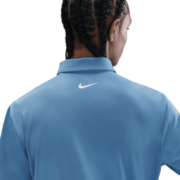 Nike M Dri-FIT Tour Solid Polo - Blue Beyond/White