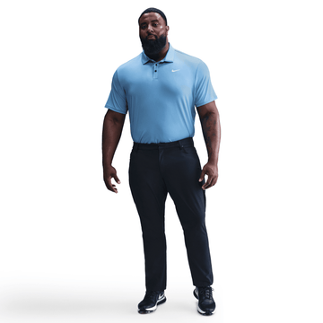 Nike M Dri-FIT Tour Solid Polo - Blue Beyond/White