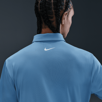 Nike M Dri-FIT Tour Solid Polo - Blue Beyond/White