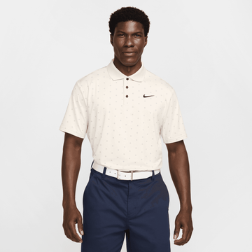 Nike Dri-FIT Tour Polo Print - Light Orewood Burn