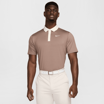 Nike Dri-FIT Tour Contrast Polo - Brown Ivory