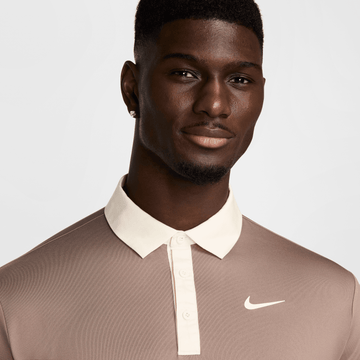 Nike Dri-FIT Tour Contrast Polo - Brown Ivory