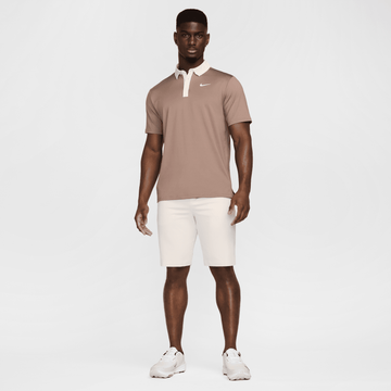 Nike Dri-FIT Tour Contrast Polo - Brown Ivory