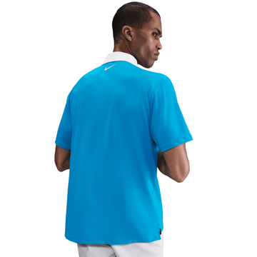 Nike M Dri-FIT Tour Contrast Polo - Laser Blue/White/White