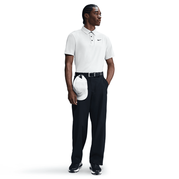 Nike M Dri-FIT Tour Texture Polo - White/Black