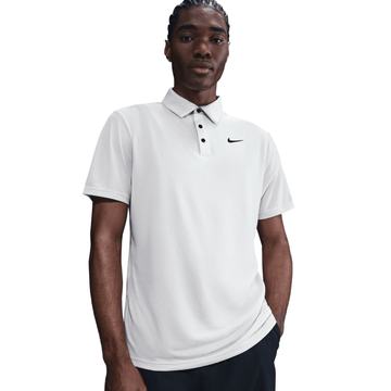 Nike M Dri-FIT Tour Texture Polo - White/Black