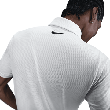 Nike M Dri-FIT Tour Texture Polo - White/Black