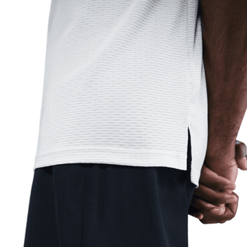 Nike M Dri-FIT Tour Texture Polo - White/Black