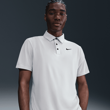 Nike M Dri-FIT Tour Texture Polo - White/Black