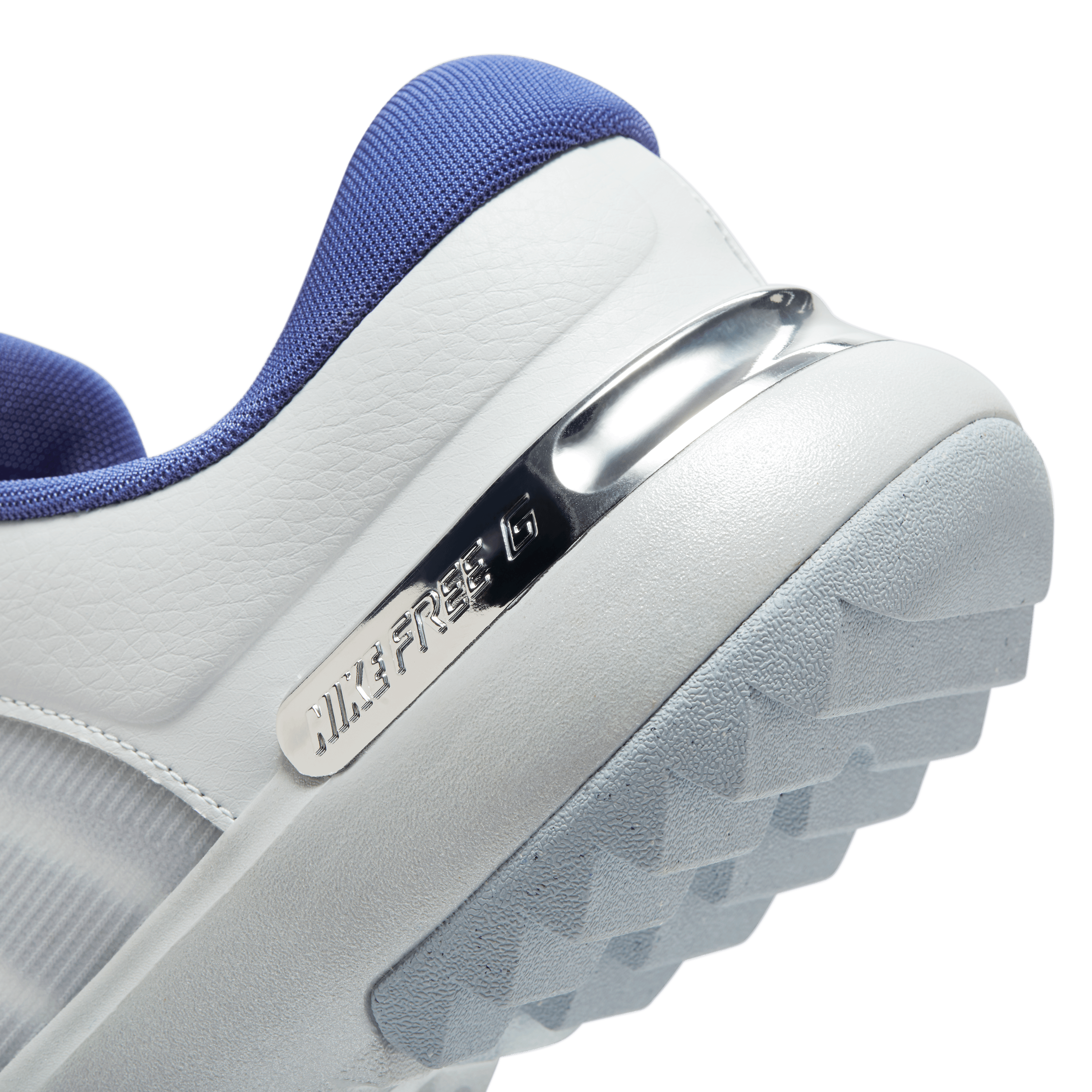 nike golf shoes blue and white