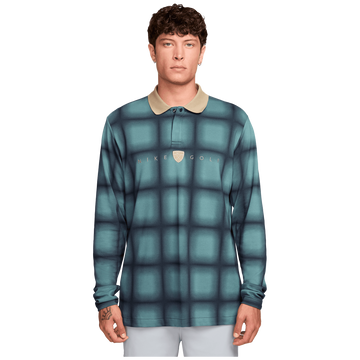 Nike Men's Dri-FIT Long-Sleeve Loose-Fit Golf Polo