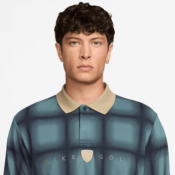 Nike Men's Dri-FIT Long-Sleeve Loose-Fit Golf Polo