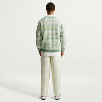 Nike Golf Tartan Cardigan - Green