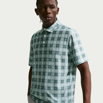 Nike Dri-FIT Tartan Polo - Green/Blue