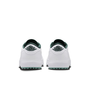 Air Jordan 1 Low G Spiked "Masters" Golf Shoes - White/Fir-Black-Elemental Pink