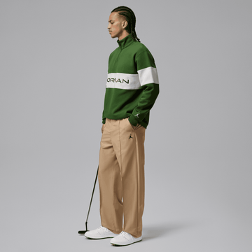 Air Jordan 1 Low G Spiked "Masters" Golf Shoes - White/Fir-Black-Elemental Pink