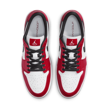 Air Jordan 1 Low G Spiked Golf Shoes - "Chicago" Varsity Red/White