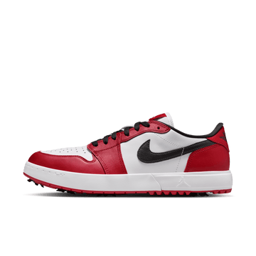 Air Jordan 1 Low G Spiked Golf Shoes - "Chicago" Varsity Red/White