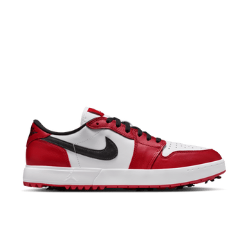 Air Jordan 1 Low G Spiked Golf Shoes - "Chicago" Varsity Red/White