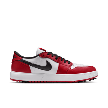 Air Jordan 1 Low G Spiked Golf Shoes - "Chicago" Varsity Red/White