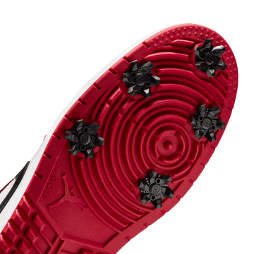 Air Jordan 1 Low G Spiked Golf Shoes - "Chicago" Varsity Red/White