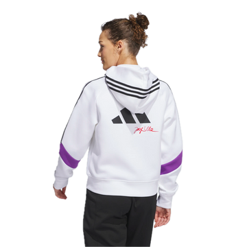 adidas W JL3 HOODIE - White