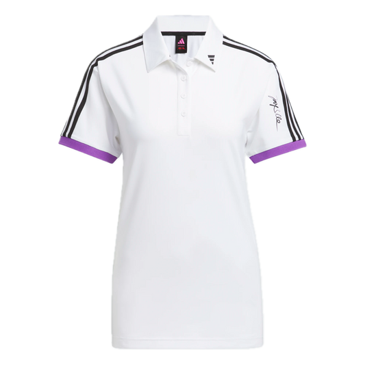 adidas W JL3 LS SS POLO - White