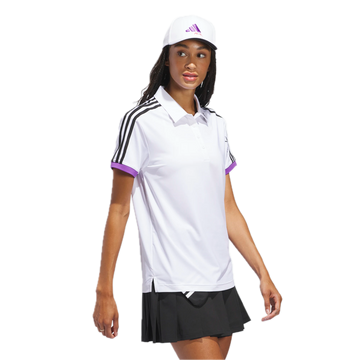 adidas W JL3 LS SS POLO - White