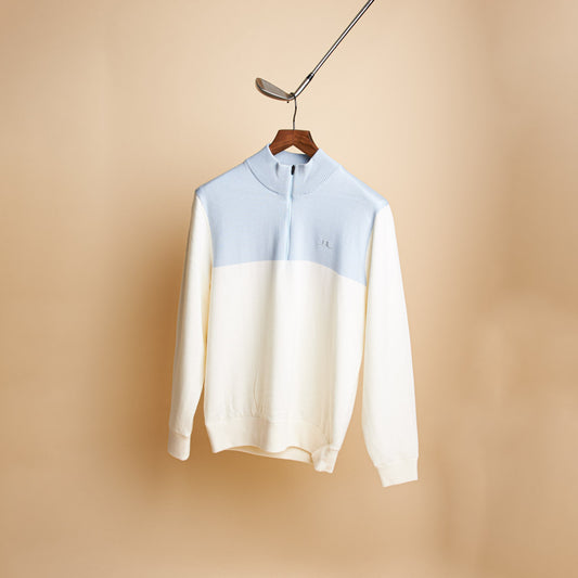 J.Lindeberg Jeff Windbreaker Sweater White/Grey