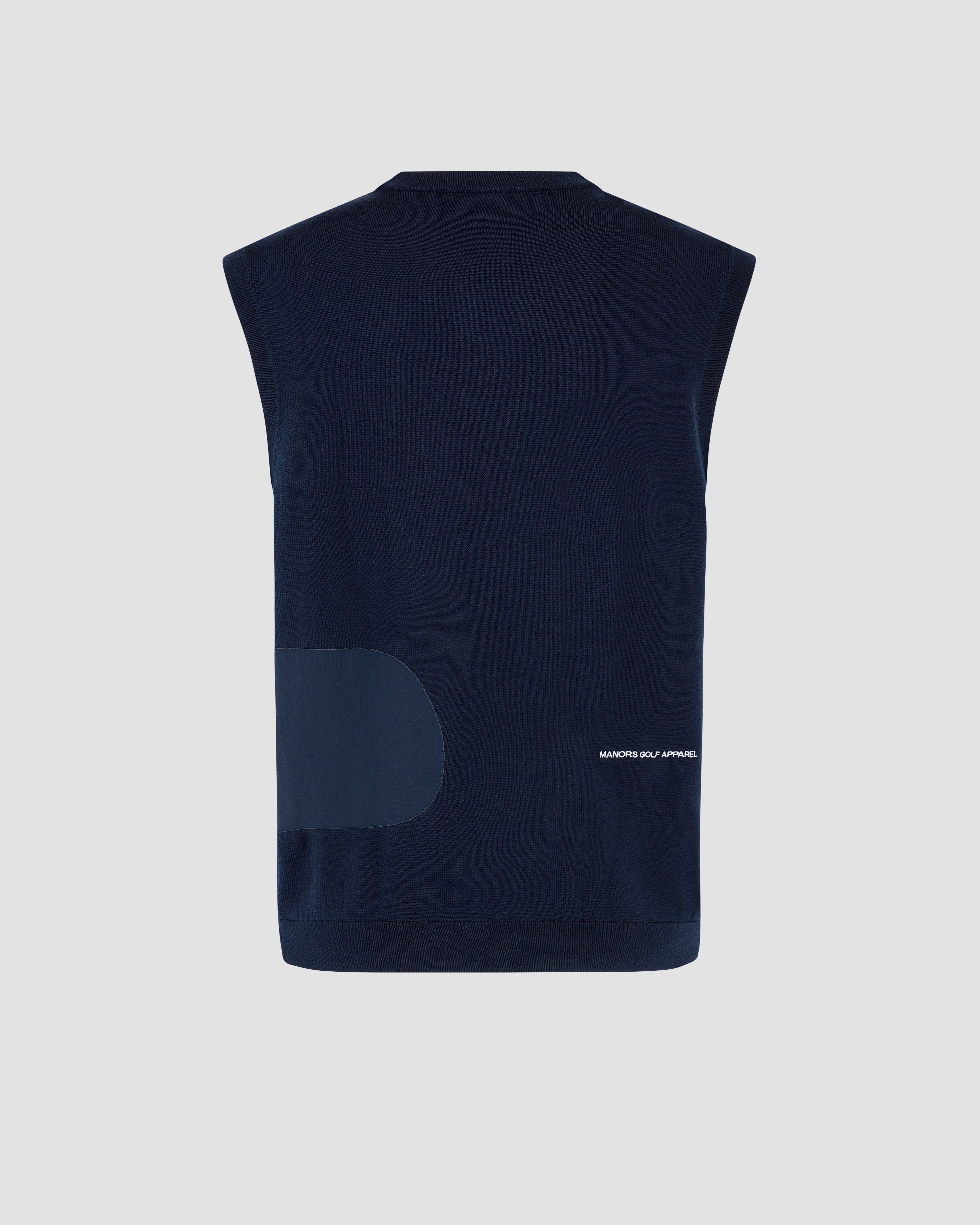 Manors Golf Merino Tech Vest - Midnight – Bisque Golf