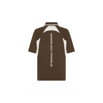 Manors Golf Arc Polo - Hickory Brown