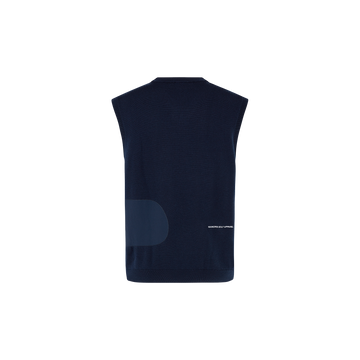 Manors Golf Merino Tech Vest - Midnight