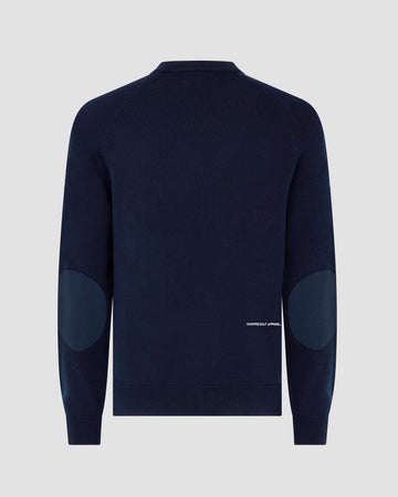 Manors Golf Merino Tech Crewneck - Midnight