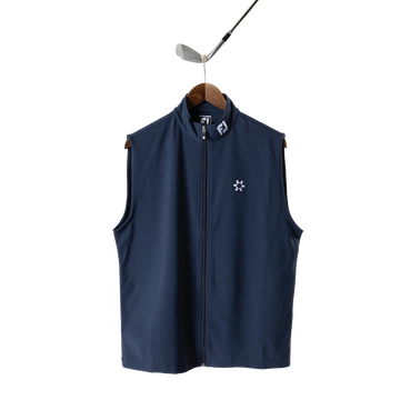 Footjoy With Bisque EU Full Zip Vest - Navy