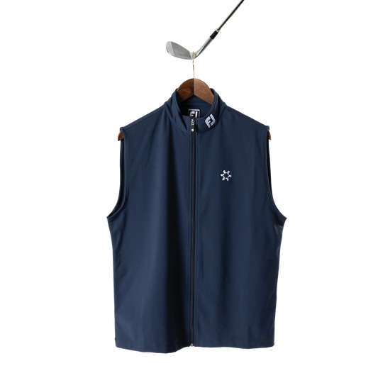 Footjoy With Bisque EU Full Zip Vest - Navy