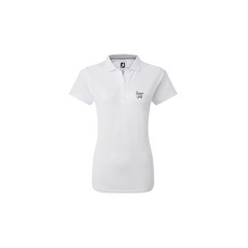 FootJoy x Bisque Golf Stretch Pique Polo Women - White
