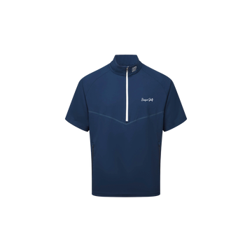 Footjoy with Bisque Zephyr SS Windshirt - Navy