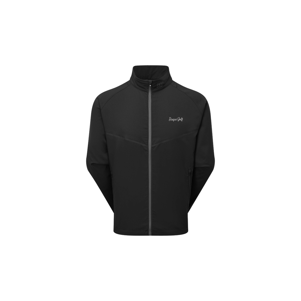 Footjoy with Bisque Zephyr Full Zip Windshirt - Black