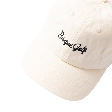Bisque Golf 6 Panel Chain Dad Hat - Beige