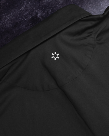 Bisque Golf Solid Performance Polo - Black
