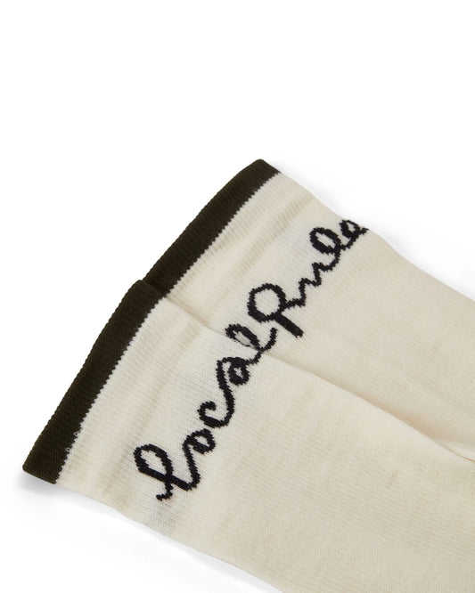 Local Rule 2-pack Lightweight Merino Socks Italic Logo