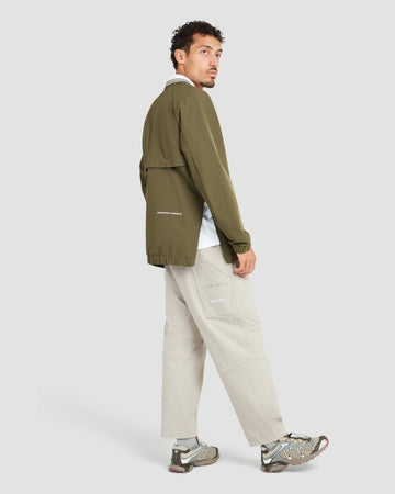 Manors Golf Crosswind Cordura® V-Neck - Dark Olive